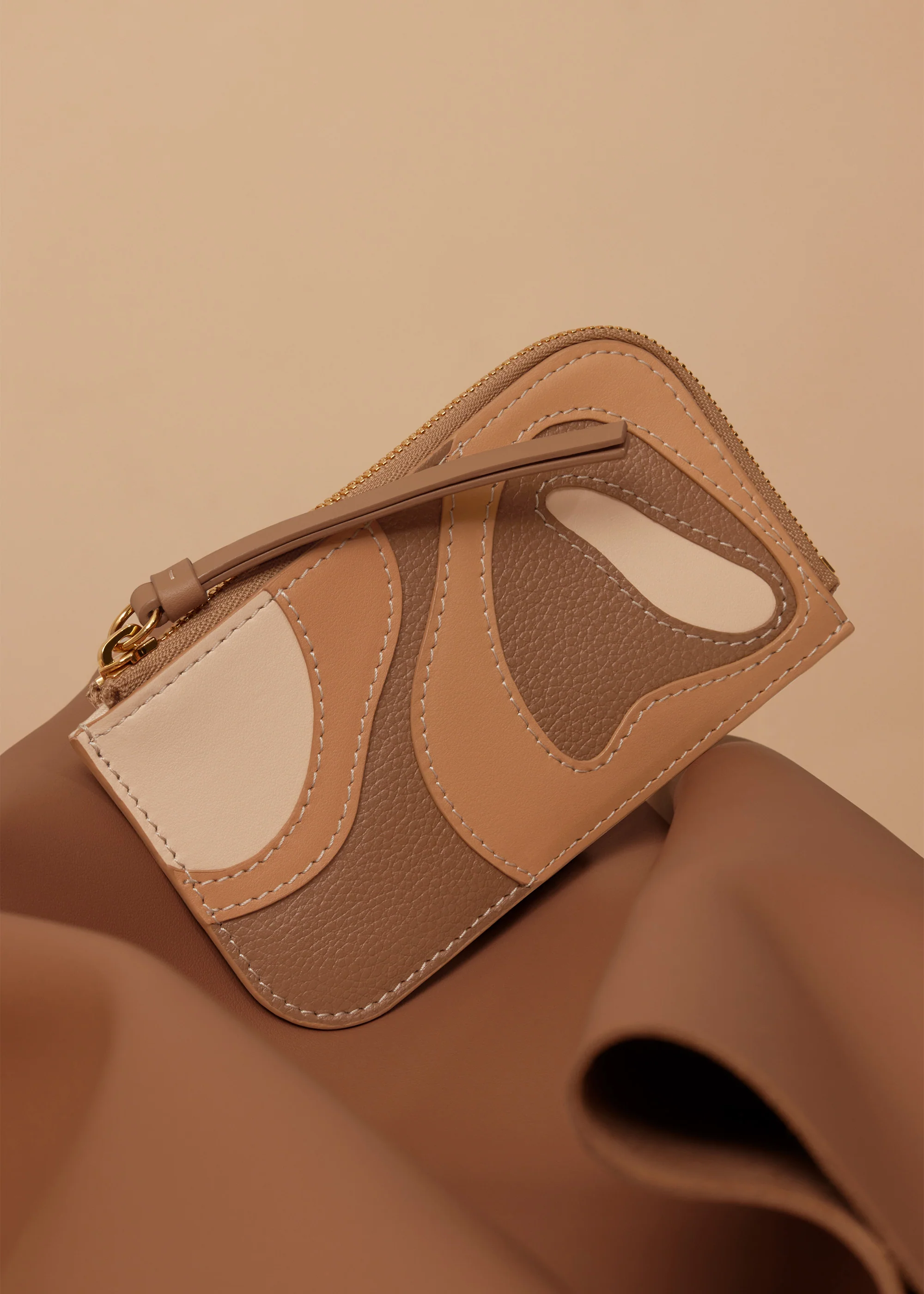 Atla Card Holder - Trio Camel - Image 2