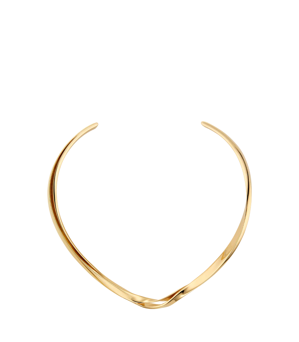 Éole Necklace - 24 carat gold-gilded